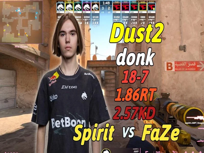 布达佩斯Major第三阶段：两个魔王！Spirit 13-5 FaZe