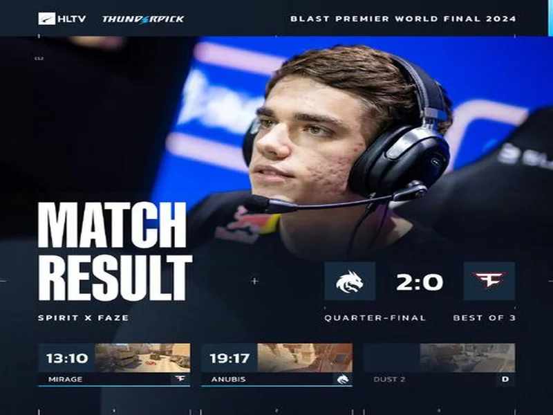 BLAST赏金赛S1决赛阶段:上帝的信徒!PARIVISION 2-1 Spirit